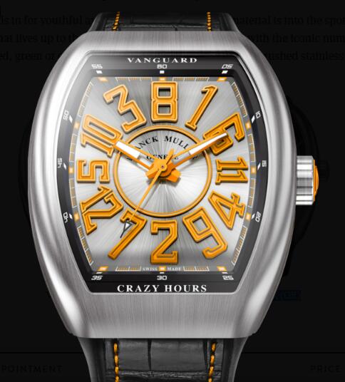 Franck Muller Vanguard Crazy Hours Replica Watch V 45 CH BR (OR)
